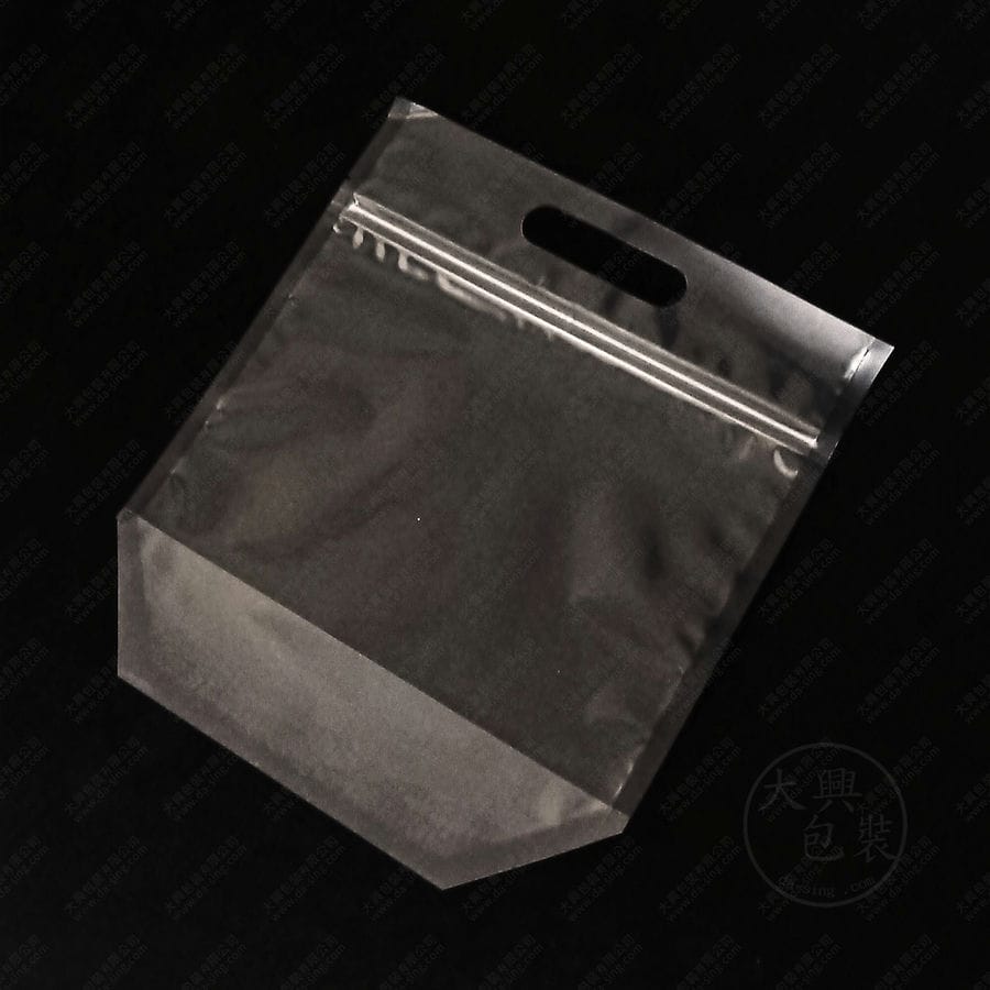 DS-603 全透明鑽石型(小)手提夾鏈立袋