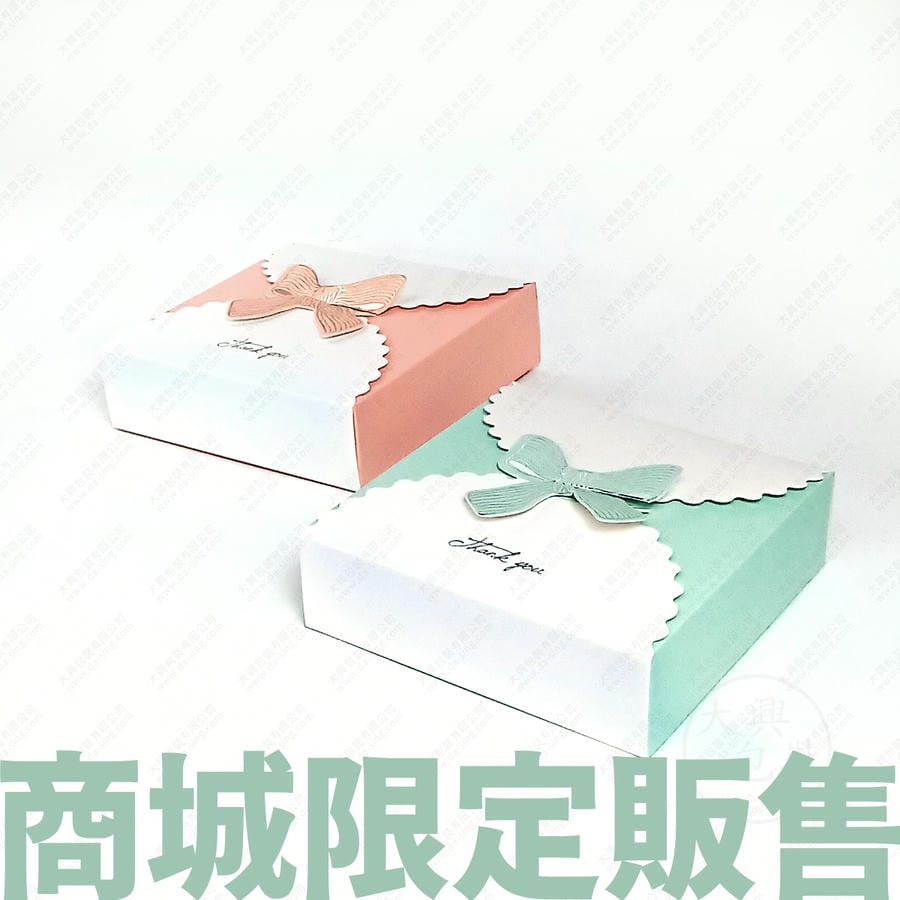 韓版蝴蝶結白卡創意糖果盒