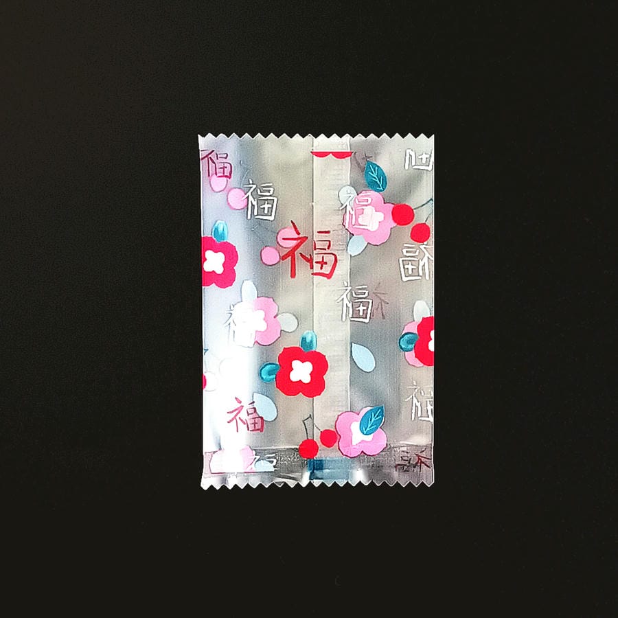 紅花福字餅乾袋