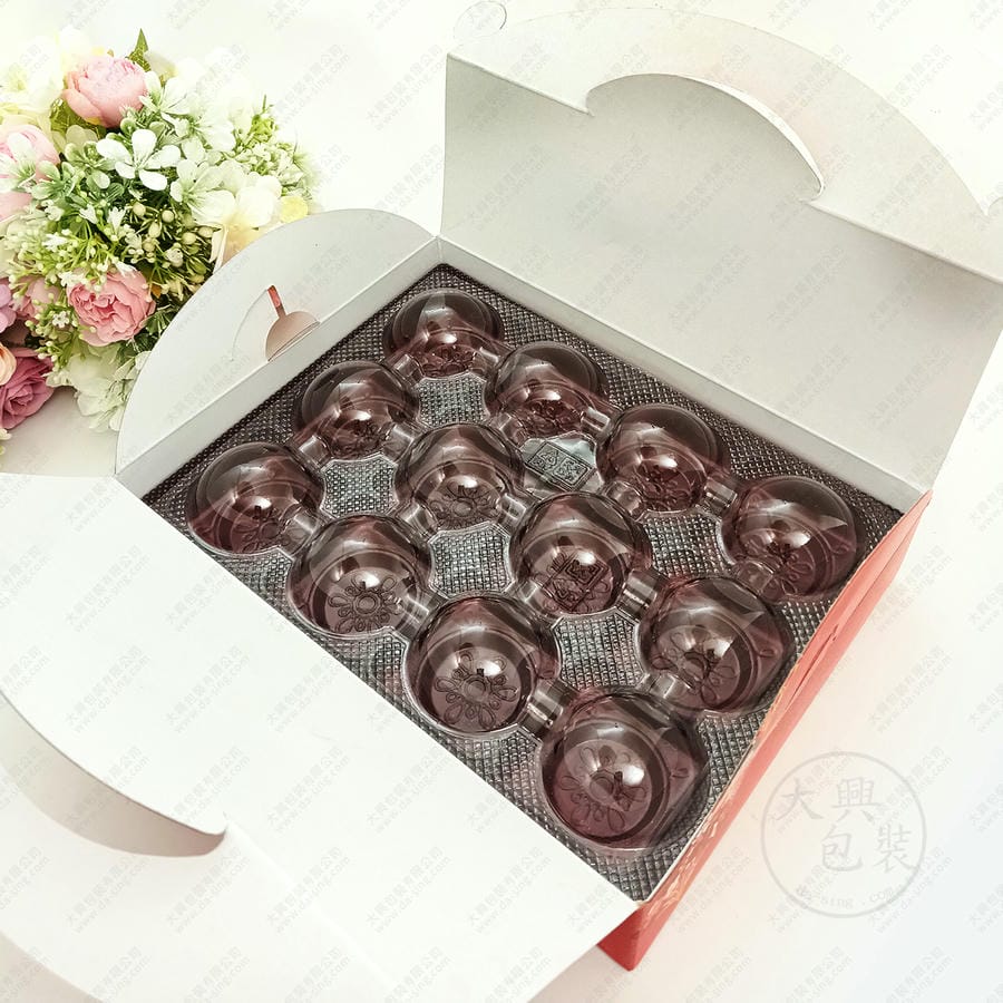 銀月祈福12入手提提盒含6粒蛋黃酥內襯