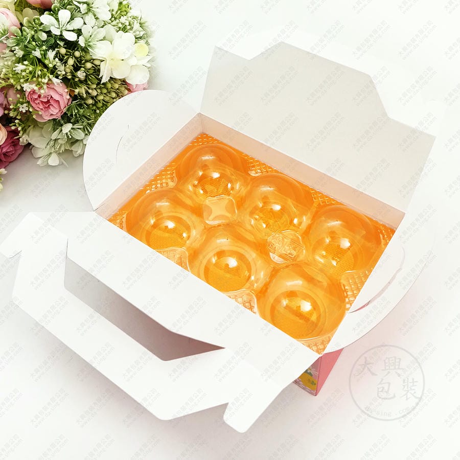 朵菈6入手提提盒含6粒蛋黃酥內襯