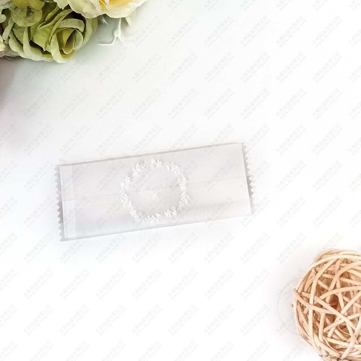 透明花環糖果袋