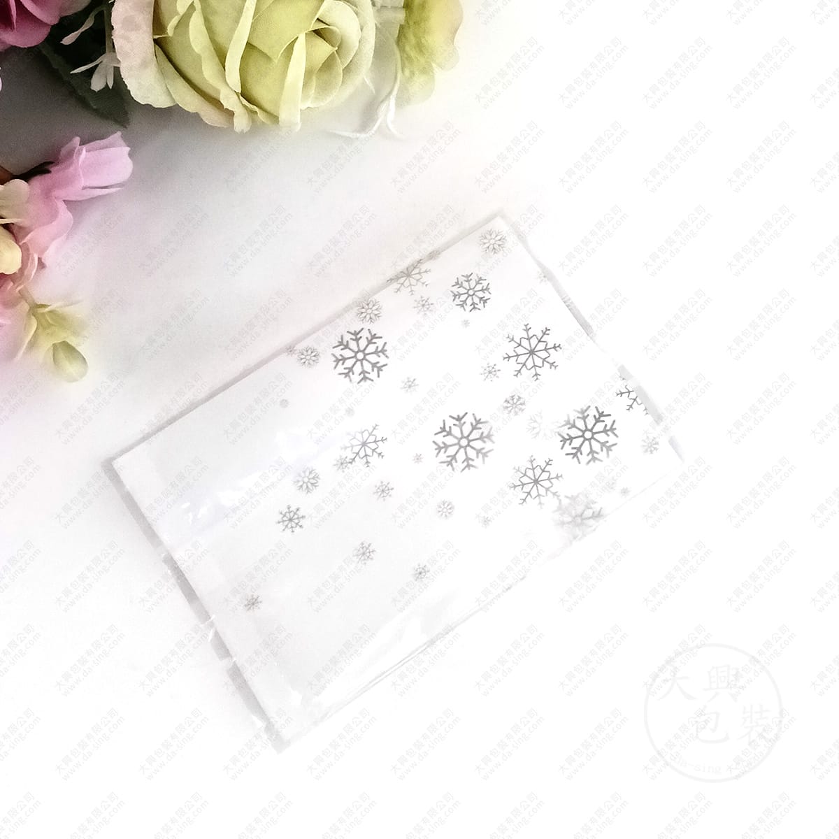 雪花銀餅乾袋