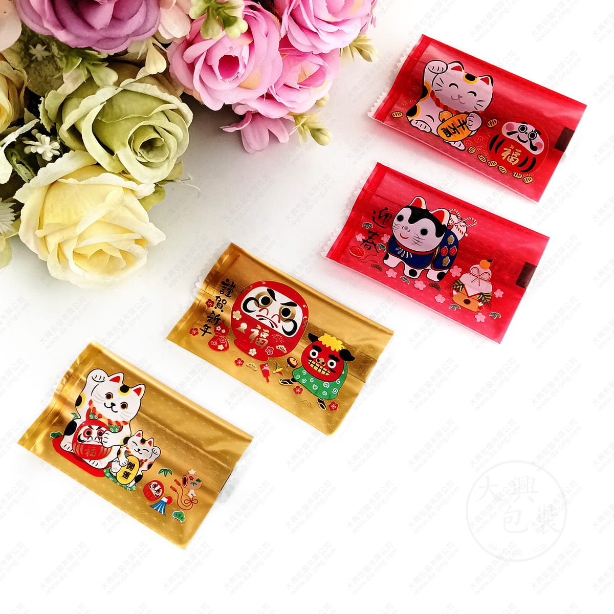 祈福招財(4合1)餅乾袋