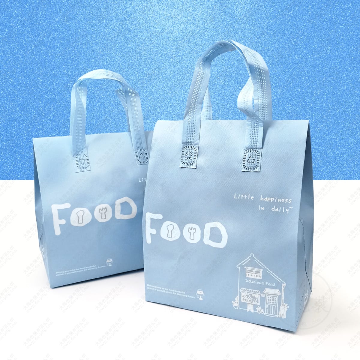 海燕藍鋁箔保冷袋-正面