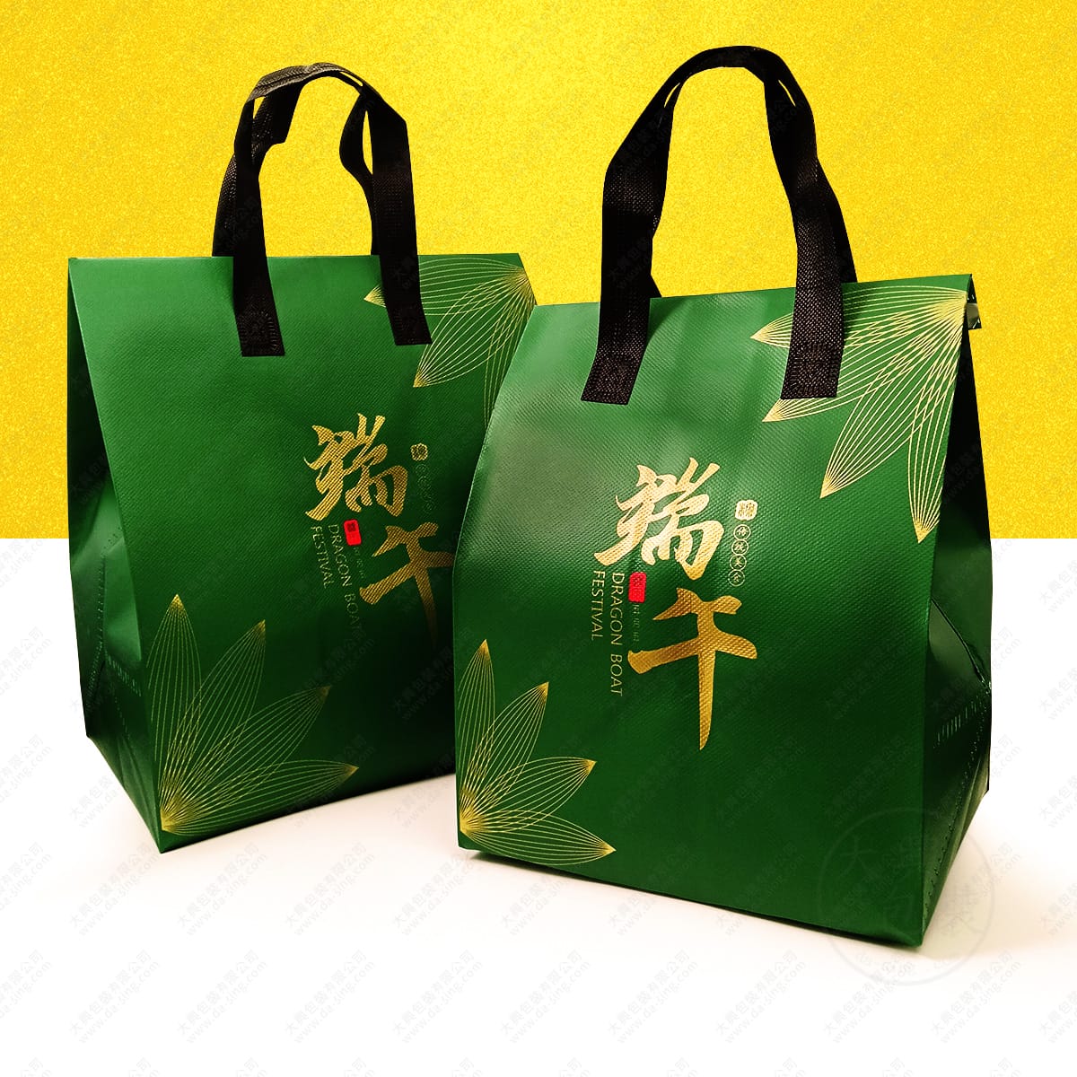 端午綠鋁箔保冷袋-正面