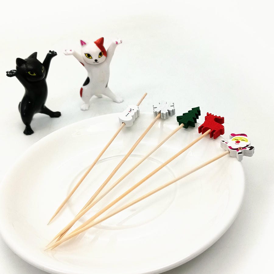 聖誕節創意水果叉