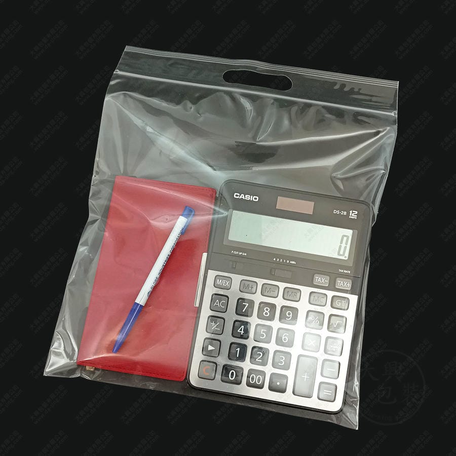 PP空白手提夾鏈袋